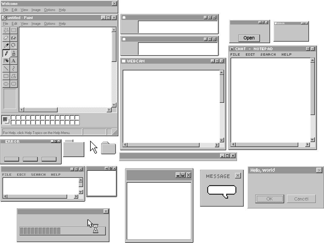 Windows Tabs Frames